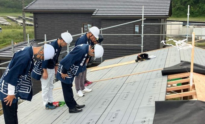 ご家族皆様で素敵な上棟式！