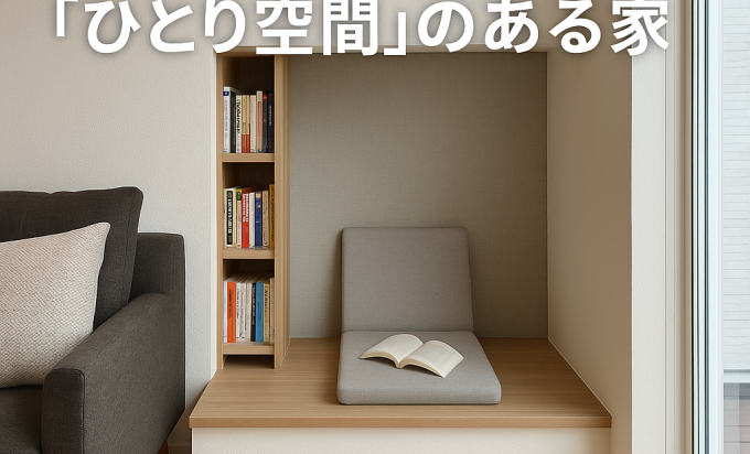 自分時間を楽しむ「ひとり空間」のある家
