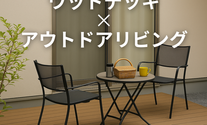 季節を楽しむ「ウッドデッキ×アウトドアリビング」