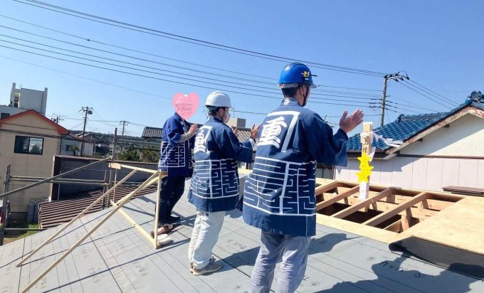 素敵な家づくり進行中！上棟式のご紹介。