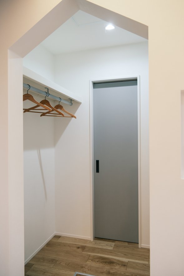 大容量のファミリークローゼット