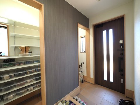 玄関収納やファミリークローゼットで生活動線を短く