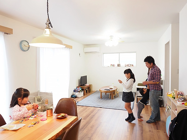 風通しが良く居心地の良いLDK
